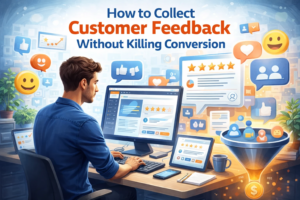 How to Collect Customer Feedback Without Killing Conversion